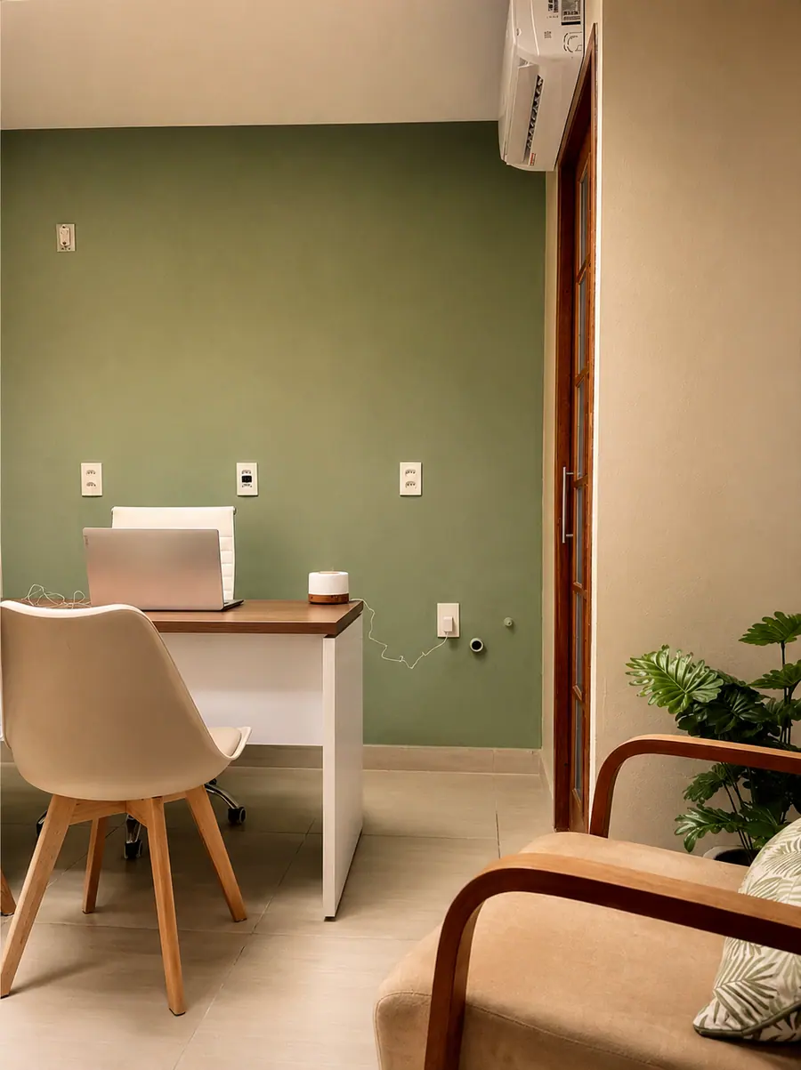 Sala de atendimento da Lumi